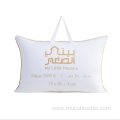 Custom logo Hotel hollow white pillow with bag